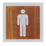 Maxbell Toilet Door Sign Prompt Sign Bathroom Sign for Public Place Bathroom Office