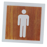 Maxbell Toilet Door Sign Prompt Sign Bathroom Sign for Public Place Bathroom Office