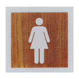 Maxbell Toilet Door Sign Prompt Sign Bathroom Sign for Public Place Bathroom Office