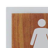 Maxbell Toilet Door Sign Prompt Sign Bathroom Sign for Public Place Bathroom Office