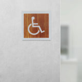 Maxbell Toilet Door Sign Prompt Sign Bathroom Sign for Public Place Bathroom Office