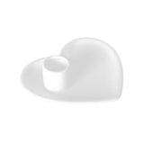 Maxbell Taper Candle Holder Tray Farmhouse Hotel Fireplace Ceramic Heart Candlestick