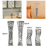 Maxbell Flower Vase Desk Planter Office Flower Pot Rack Table Centerpiece Plants Pot Style A