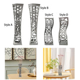 Maxbell Flower Vase Desk Planter Office Flower Pot Rack Table Centerpiece Plants Pot Style A