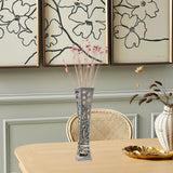 Maxbell Flower Vase Desk Planter Office Flower Pot Rack Table Centerpiece Plants Pot Style A