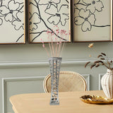 Maxbell Flower Vase Desk Planter Office Flower Pot Rack Table Centerpiece Plants Pot Style B