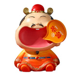 Maxbell Chinese God of Wealth Statue Cai Shen Sculpture Living Room Fortune Figurine Style A