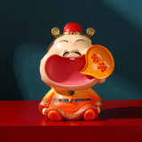 Maxbell Chinese God of Wealth Statue Cai Shen Sculpture Living Room Fortune Figurine Style A