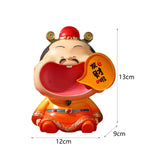 Maxbell Chinese God of Wealth Statue Cai Shen Sculpture Living Room Fortune Figurine Style B