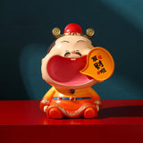 Maxbell Chinese God of Wealth Statue Cai Shen Sculpture Living Room Fortune Figurine Style B