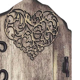 Maxbell Wooden Fairy Garden Door Landscape Decor Art Ornament for Patio Tree Outdoor