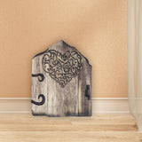 Maxbell Wooden Fairy Garden Door Landscape Decor Art Ornament for Patio Tree Outdoor