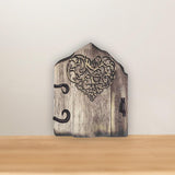 Maxbell Wooden Fairy Garden Door Landscape Decor Art Ornament for Patio Tree Outdoor