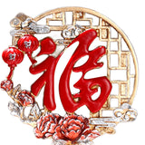 Maxbell Reindeer Figurines Tabletop Crafts Deer Statues for Bookshelf Bedroom Office Gold