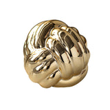 Maxbell Knot Statue Sculpture Ceramic Figurine Artwork Creative Yarn Ball Ornament