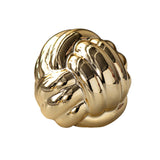 Maxbell Knot Statue Sculpture Ceramic Figurine Artwork Creative Yarn Ball Ornament