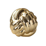 Maxbell Knot Statue Sculpture Ceramic Figurine Artwork Creative Yarn Ball Ornament