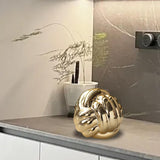 Maxbell Knot Statue Sculpture Ceramic Figurine Artwork Creative Yarn Ball Ornament