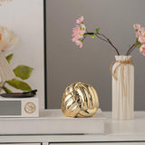 Maxbell Knot Statue Sculpture Ceramic Figurine Artwork Creative Yarn Ball Ornament