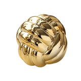 Maxbell Knot Statue Sculpture Ceramic Figurine Artwork Creative Yarn Ball Ornament