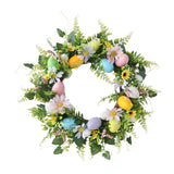 Maxbell Easter Wreath Pendant Round Hanging Garland for Home Home Porch Garden