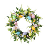Maxbell Easter Wreath Pendant Round Hanging Garland for Home Home Porch Garden