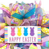 Maxbell Easter Wreath for Front Door Party Outdoor for Windows Living Rooms Bedrooms