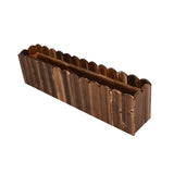 Maxbell Wooden Flower Pot Rectangular Balcony Accessories Planter for Desktop Window