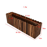 Maxbell Wooden Flower Pot Rectangular Balcony Accessories Planter for Desktop Window