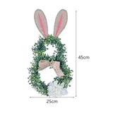 Maxbell Easter Wreath for Front Door Wall Hanging Ornament for Festival Porches Home