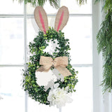 Maxbell Easter Wreath for Front Door Wall Hanging Ornament for Festival Porches Home