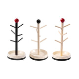 Maxbell Cup Drying Rack Water Bottle Drying Rack for Baby Bottles Mugs Glass Bottles Black and Red