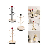 Maxbell Cup Drying Rack Water Bottle Drying Rack for Baby Bottles Mugs Glass Bottles Black and Red