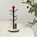 Maxbell Cup Drying Rack Water Bottle Drying Rack for Baby Bottles Mugs Glass Bottles Black and Red