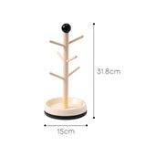 Maxbell Cup Drying Rack Water Bottle Drying Rack for Baby Bottles Mugs Glass Bottles White and Black