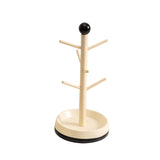 Maxbell Cup Drying Rack Water Bottle Drying Rack for Baby Bottles Mugs Glass Bottles White and Black