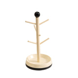 Maxbell Cup Drying Rack Water Bottle Drying Rack for Baby Bottles Mugs Glass Bottles White and Black