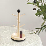 Maxbell Cup Drying Rack Water Bottle Drying Rack for Baby Bottles Mugs Glass Bottles White and Black