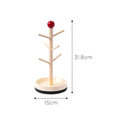 Maxbell Cup Drying Rack Water Bottle Drying Rack for Baby Bottles Mugs Glass Bottles White and Red