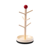 Maxbell Cup Drying Rack Water Bottle Drying Rack for Baby Bottles Mugs Glass Bottles White and Red