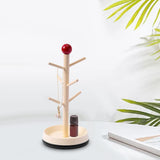 Maxbell Cup Drying Rack Water Bottle Drying Rack for Baby Bottles Mugs Glass Bottles White and Red