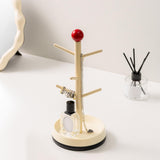 Maxbell Cup Drying Rack Water Bottle Drying Rack for Baby Bottles Mugs Glass Bottles White and Red