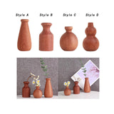 Maxbell Plant Pot Holder Planter Ornaments Side Table Office Home Wooden Flower Vase Style A
