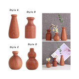Maxbell Plant Pot Holder Planter Ornaments Side Table Office Home Wooden Flower Vase Style A