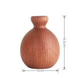 Maxbell Plant Pot Holder Planter Ornaments Side Table Office Home Wooden Flower Vase Style C