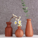 Maxbell Plant Pot Holder Planter Ornaments Side Table Office Home Wooden Flower Vase Style C