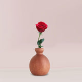 Maxbell Plant Pot Holder Planter Ornaments Side Table Office Home Wooden Flower Vase Style C