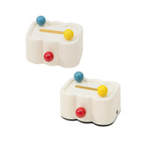 Maxbell Tissue Box Cover Paper Towel Storage Tissue Holder for Toilet Bedroom Office White Bottom