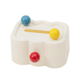 Maxbell Tissue Box Cover Paper Towel Storage Tissue Holder for Toilet Bedroom Office White Bottom