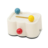 Maxbell Tissue Box Cover Paper Towel Storage Tissue Holder for Toilet Bedroom Office Black Bottom